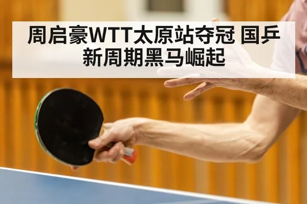 周启豪WTT太原站夺冠 国乒新周期黑马崛起